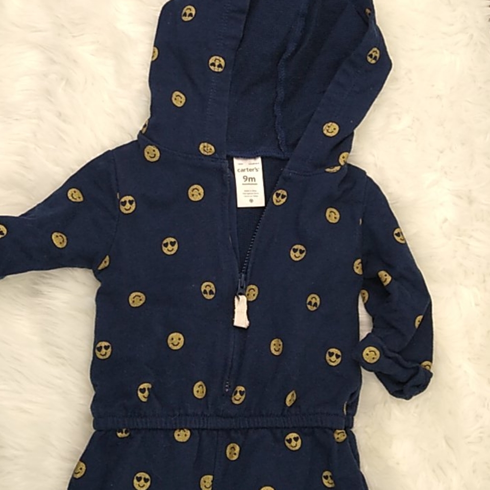 Carter's hooded jumpsuit